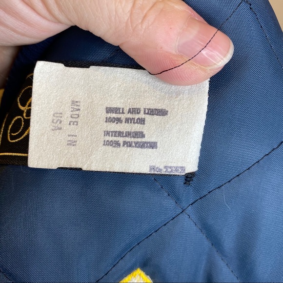 Girard quilted vintage style baseball jacket. - Picture 9 of 11